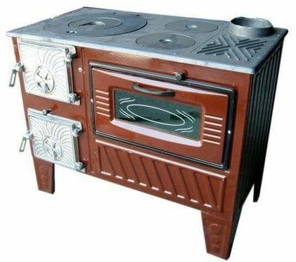 Отопительно-варочная печь МастерПечь ПВ-03 с духовым шкафом, 7.5 кВт в Калуге