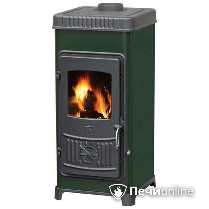 Отопительная печь Plamen Dora 8 N зеленая в Калуге