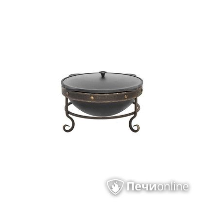 Аксессуары и комплектующие для банных печей Везувий Подставка под казан 12л кованная в Калуге