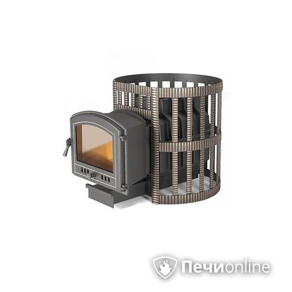 Дровяная печь-каменка Везувий Легенда Ретро Ковка 24 (224) в Калуге