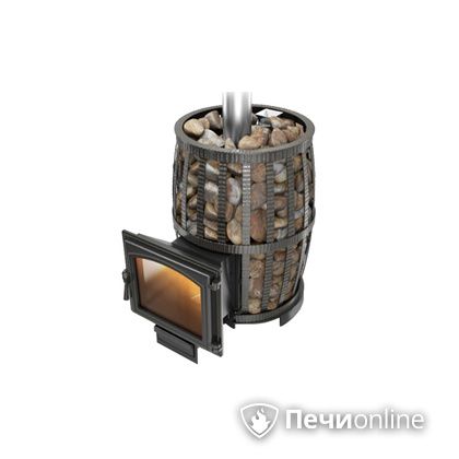 Дровяная печь-каменка Везувий Легенда Русский пар Ковка 18 (240) в Калуге