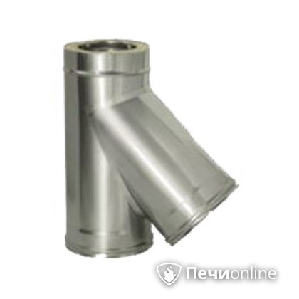 Дымоход Дымок Тройник 45° с изоляцией 0.5 мм. ТRFR45 200/280 в Калуге