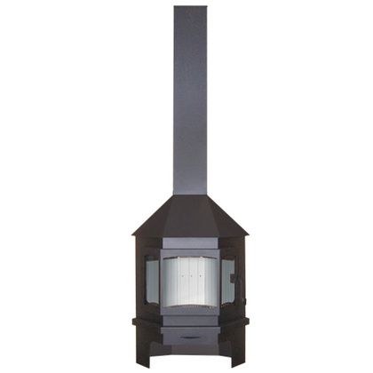 Печь-камин Бавария (Экокамин) угловая мюнхен, графит в Калуге