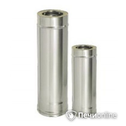 Дымоход Дымок Труба L = 500 мм с изоляцией 0,8 мм. ТFR500 150/230 в Калуге