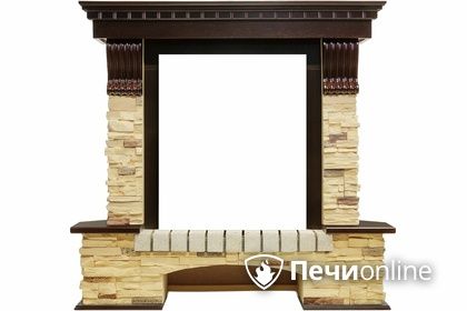 Портал для электрокамина Royal Flame Pierre Luxe угловой сланец под классический очаг в Калуге