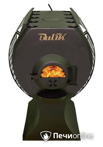 Отопительно-варочная печь Березка BulyK 400 Плюс со стеклом и экранами боковыми в Калуге