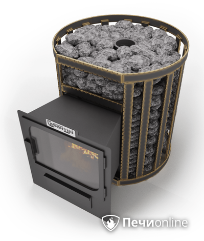 Дровяные печи-каменки Сабантуй Булава Чугун 16 панорама в Калуге