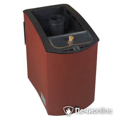 Дровяная банная печь Конвектика 12Б терракота в Калуге