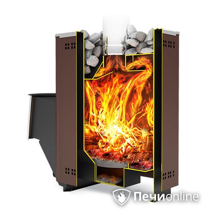 Дровяная банная печь Теплодар ТАМАНЬ-10ТБ (1.1) в Калуге