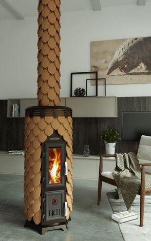 Отопительная печь TMF Сента Панголина Лайт терракота в Калуге