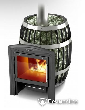 Дровяная банная печь TMF Саяны Carbon Витра в Калуге
