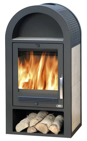 Печь-камин ABX Stockholm 8 (7кВ в воду, 5,5кВ в воздух), керамика в Калуге