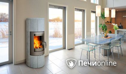 Печь-камин ABX Porto, тальк в Калуге