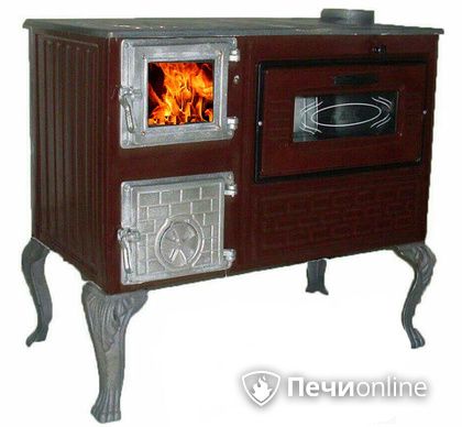 Отопительно-варочная печь МастерПечь ПВ-06 с духовым шкафом, 7.5 кВт в Калуге