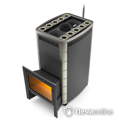 Дровяная банная печь TMF Гекла Inox БСЭ ЗК антрацит НВ в Калуге