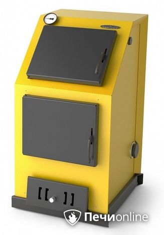 Твердотопливный котел TMF Оптимус Лайт 20кВт под АРТ и ТЭН желтый в Калуге