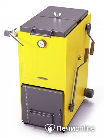 Твердотопливный котел TMF Цельсий Электро 16кВт АРТ ТЭН 6кВт желтый в Калуге