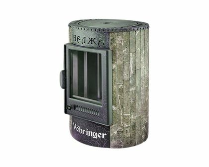 Отопительно-варочная печь Ферингер  Нелжа ПФ (Жадеит наборный) в Калуге