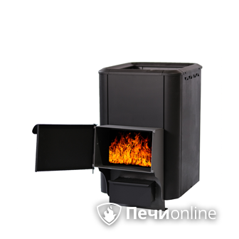 Дровяная банная печь НМК Сибирь сталь 6 мм в Калуге