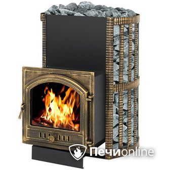 Дровяная банная печь Везувий Скиф Ковка 38 (205) в Калуге