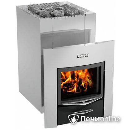 Дровяная банная печь Harvia 22 Duo Steel (Wk220) в Калуге