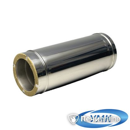 Дымоход УМК Сэндвич-труба 05м 200х280 Н+Н 1,0мм 0,5мм по воде в Калуге