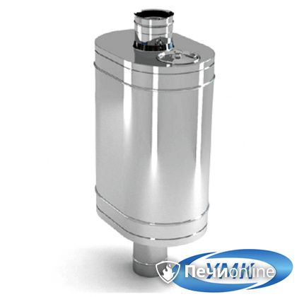 Бак на трубе для бани УМК Бак 50л. D=115 нержавейка 0,8 мм в Калуге
