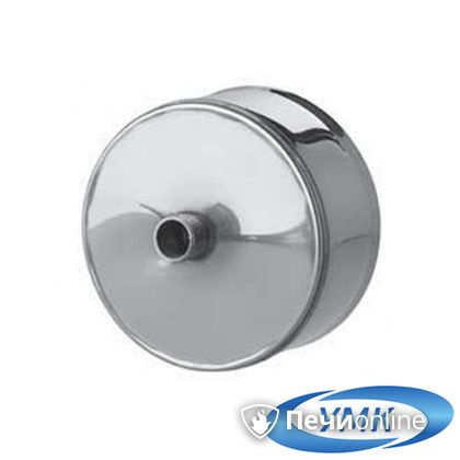  УМК Заглушка с конденсатоотводом D120 0.5 мм нержавейка внутренняя в Калуге