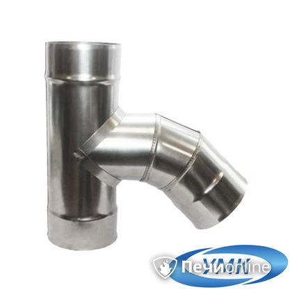 Дымоход УМК Тройник 135° D200 1.0мм нержавейка в Калуге