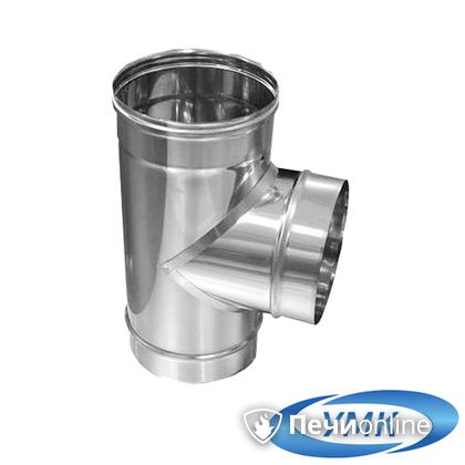 Дымоход УМК Тройник 90° D180 0.5мм нержавейка в Калуге