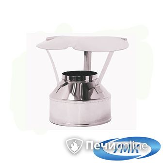 Дымоход УМК Оголовок D140х200 Н+Оц 0.5мм 0.5мм по воде в Калуге