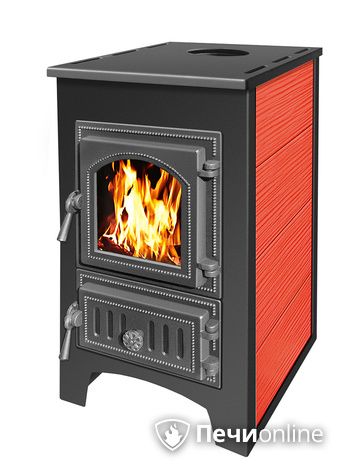 Печь-камин Везувий ПК-01 (270) красный в Калуге