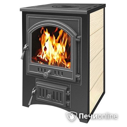Печь-камин Везувий ПК-01(205) с варочной плитой бежевый в Калуге