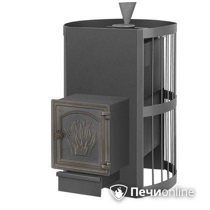 Дровяная банная печь Везувий Скиф Стандарт (ДТ-4) с парогенератором в Калуге