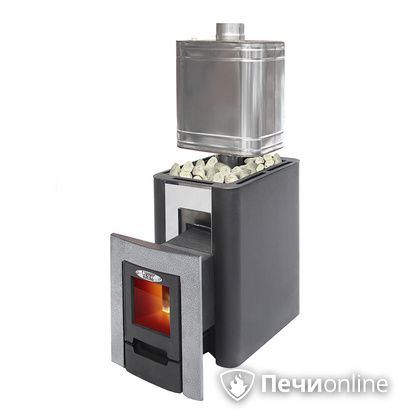 Дровяная банная печь УЗПО Жарсталь Волжанка Порта дверца со стеклом в Калуге