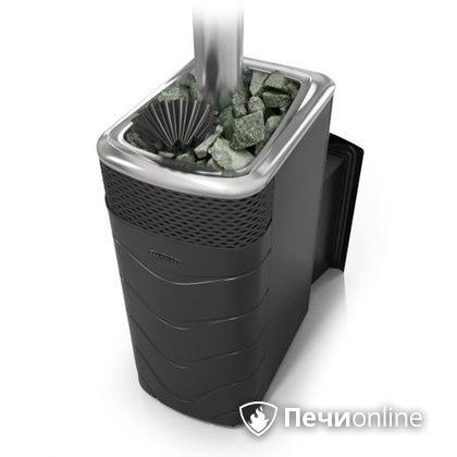 Дровяная банная печь TMF Гейзер XXL 2017 Inox Витра закрытая каменка антрацит в Калуге