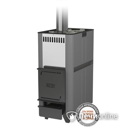 Дровяная банная печь Костёр 14 К без выносного топливного тоннеля в Калуге
